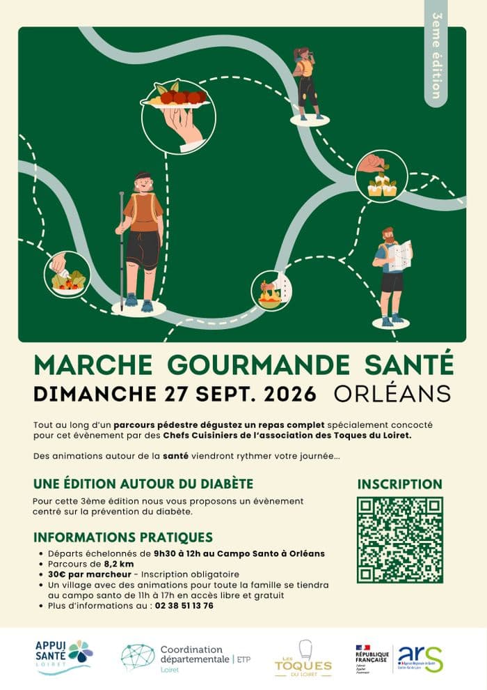 Visuel de l’événement « Marche Gourmande Santé 2026 »