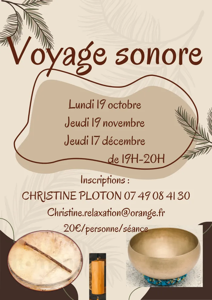 Visuel de l’événement « VOYAGE SONORE »