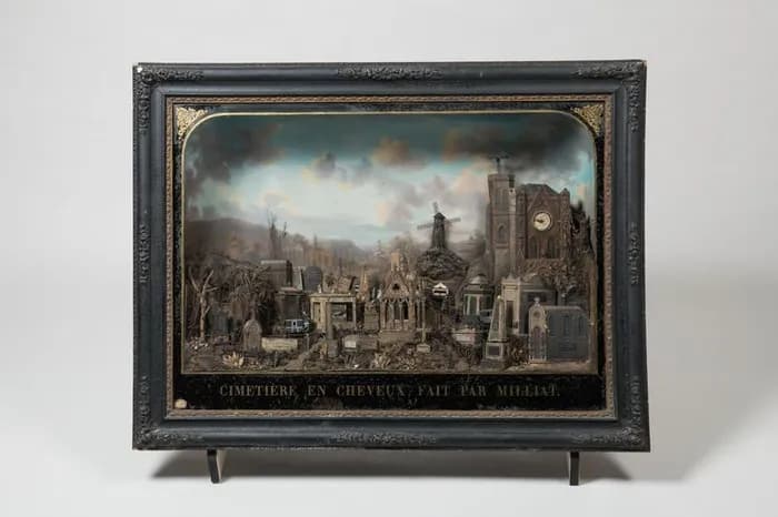 Visuel de l’événement « Exposition de l’œuvre «Cimetière en cheveux» »