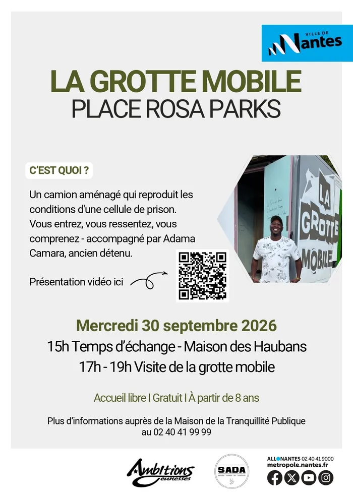 Visuel de l’événement « La Grotte Mobile avec Adama Camara »