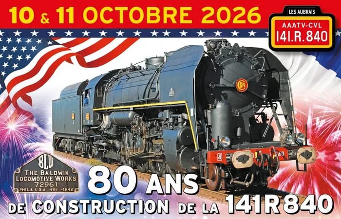 Visuel de l’événement « la 141 R 840 fête ses 80 ans »
