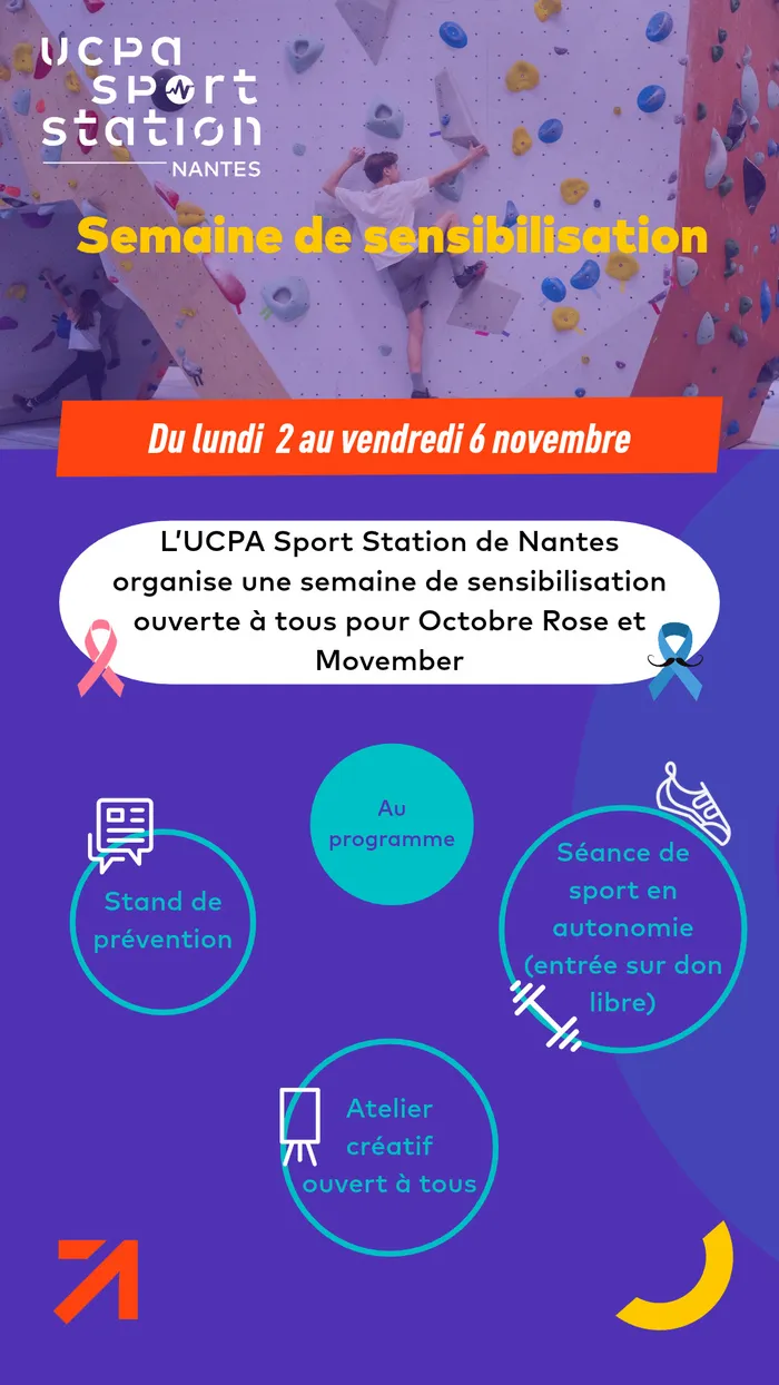 Visuel de l’événement « Semaine de sensibilisation pour Octobre Rose et Movember »