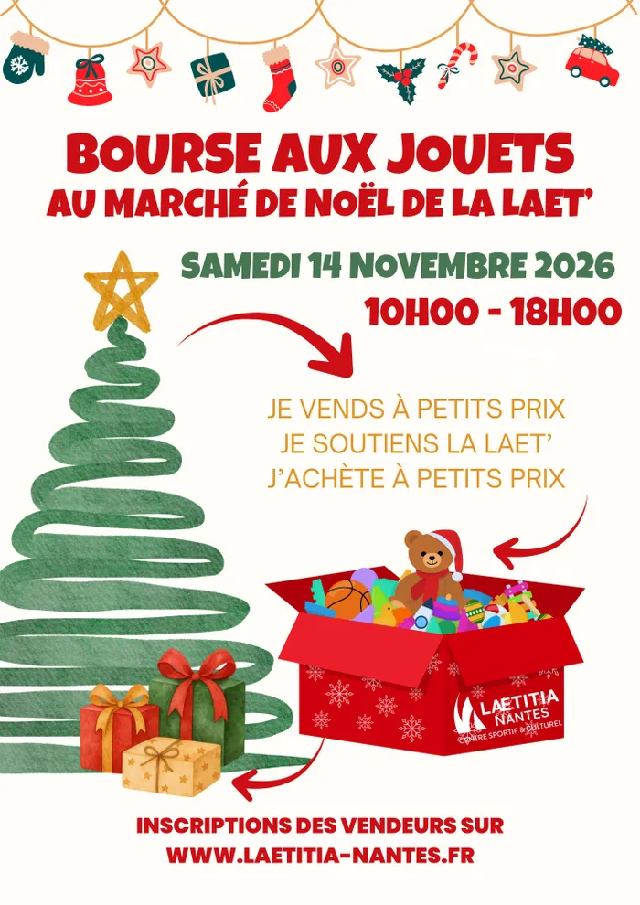 Visuel de l’événement « Bourse aux jouets à la Laetitia »