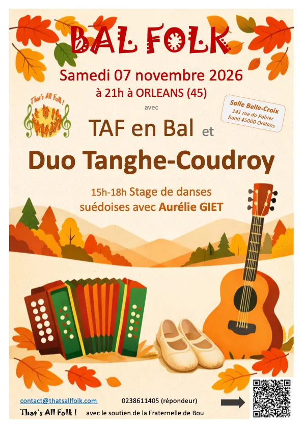 Visuel de l’événement « Stage danse suédoise et bal folk »
