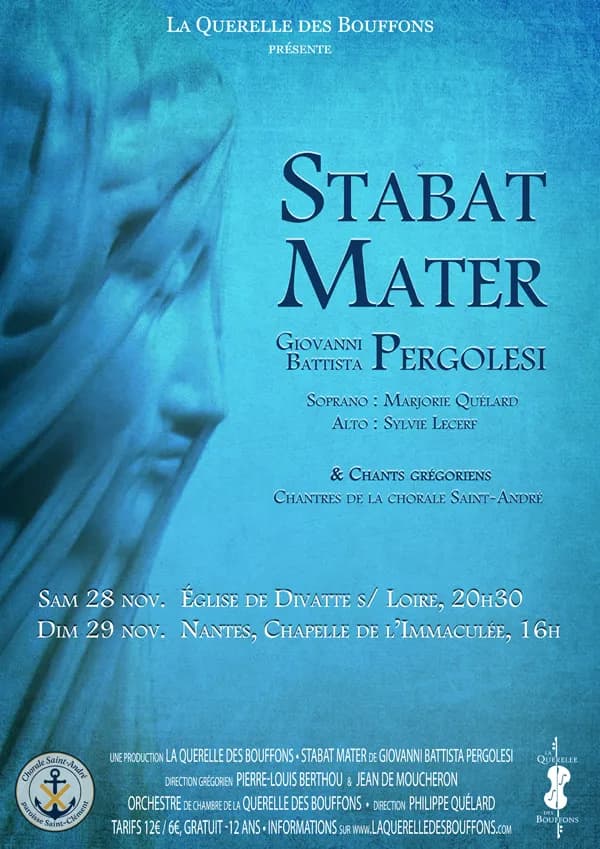 Visuel de l’événement « Concert : Stabat Mater, de Pergolese »