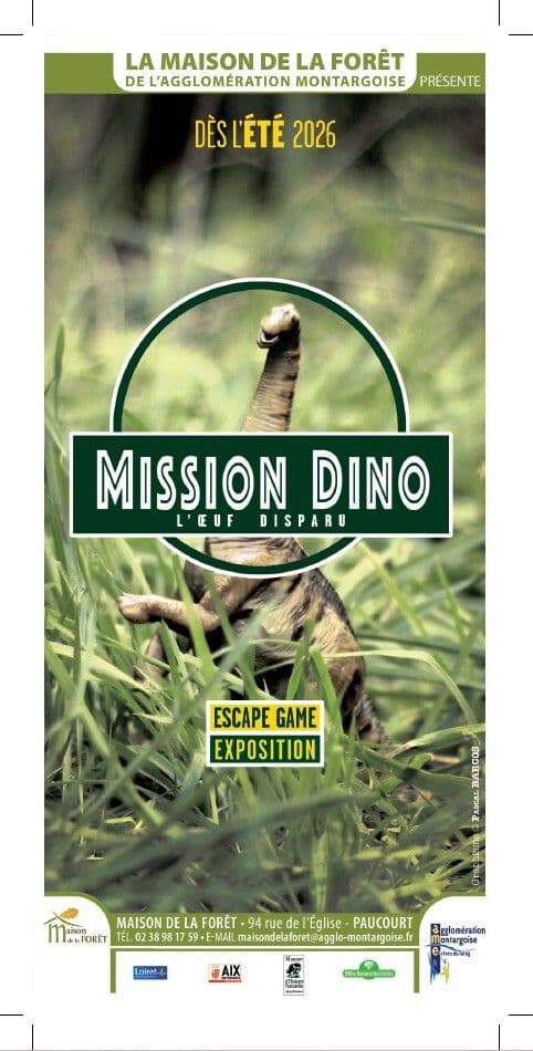 Visuel de l’événement « Nouveauté de l’été : Escape Game Mission Dino – L’œuf disparu »