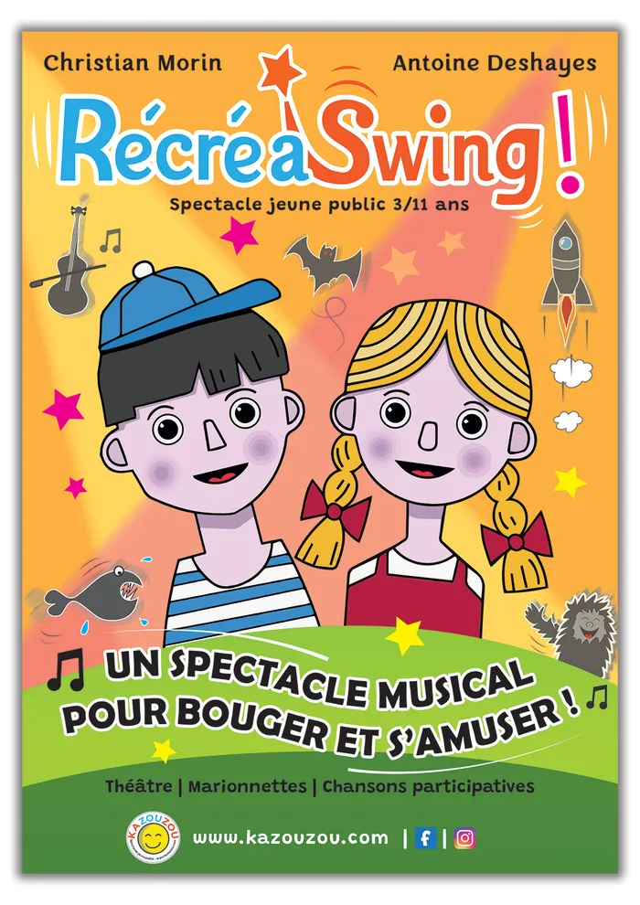 Visuel de l’événement « Spectacle jeune public "RécréaSwing" »