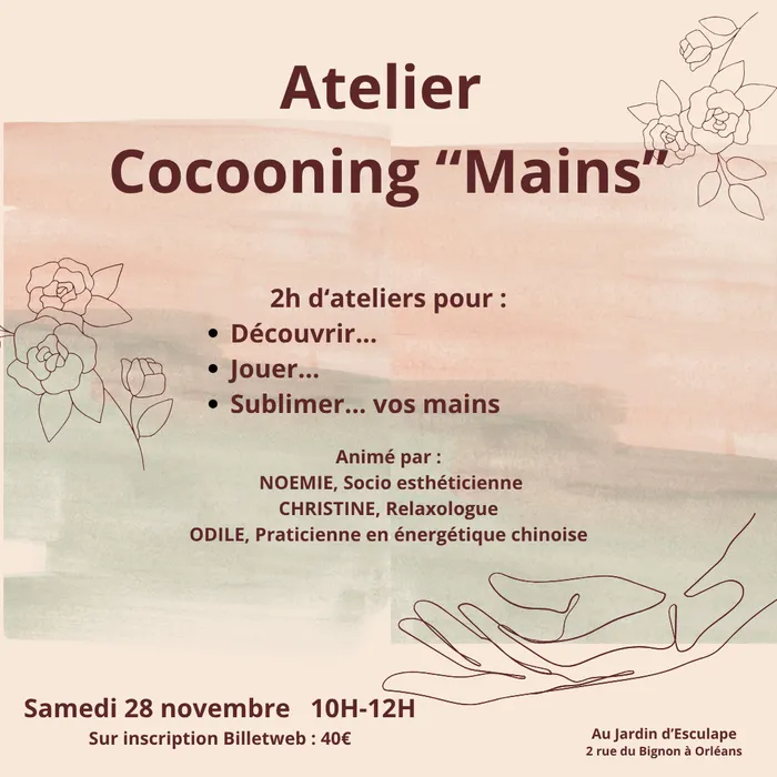 Visuel de l’événement « ATELIER COCOONING MAINS »