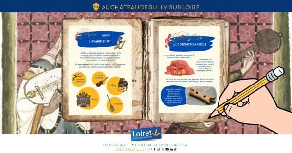 Visuel de l’événement « Livret jeux enquête : « Jouons de la musique au château » »
