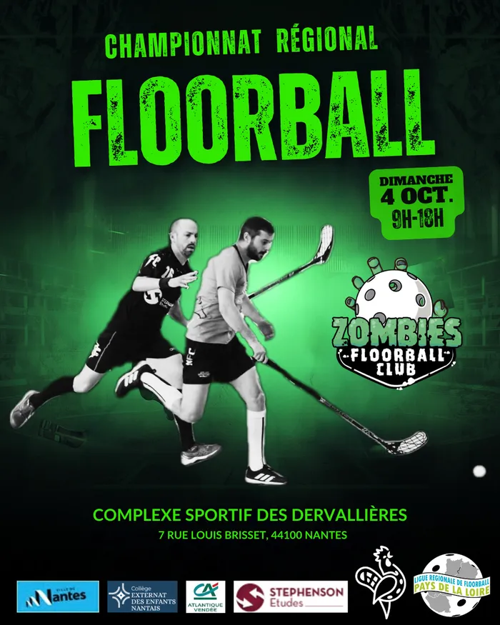 Visuel de l’événement « Championnat régional de Floorball (hockey en salle) »