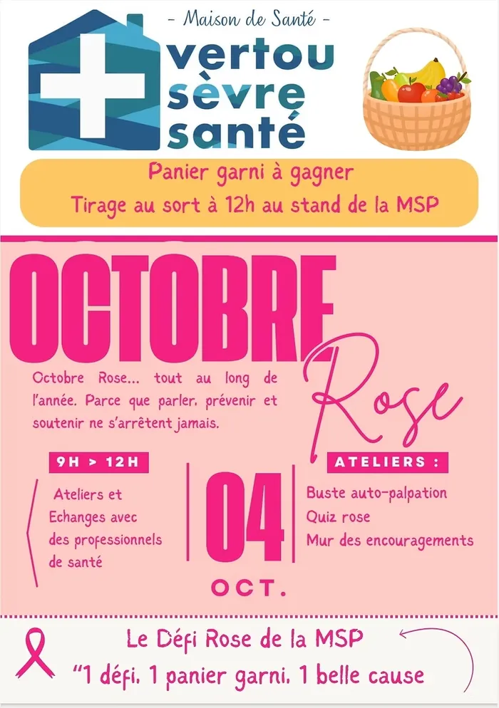 Visuel de l’événement « Prévention cancer du sein aux Foulées de Vertou »
