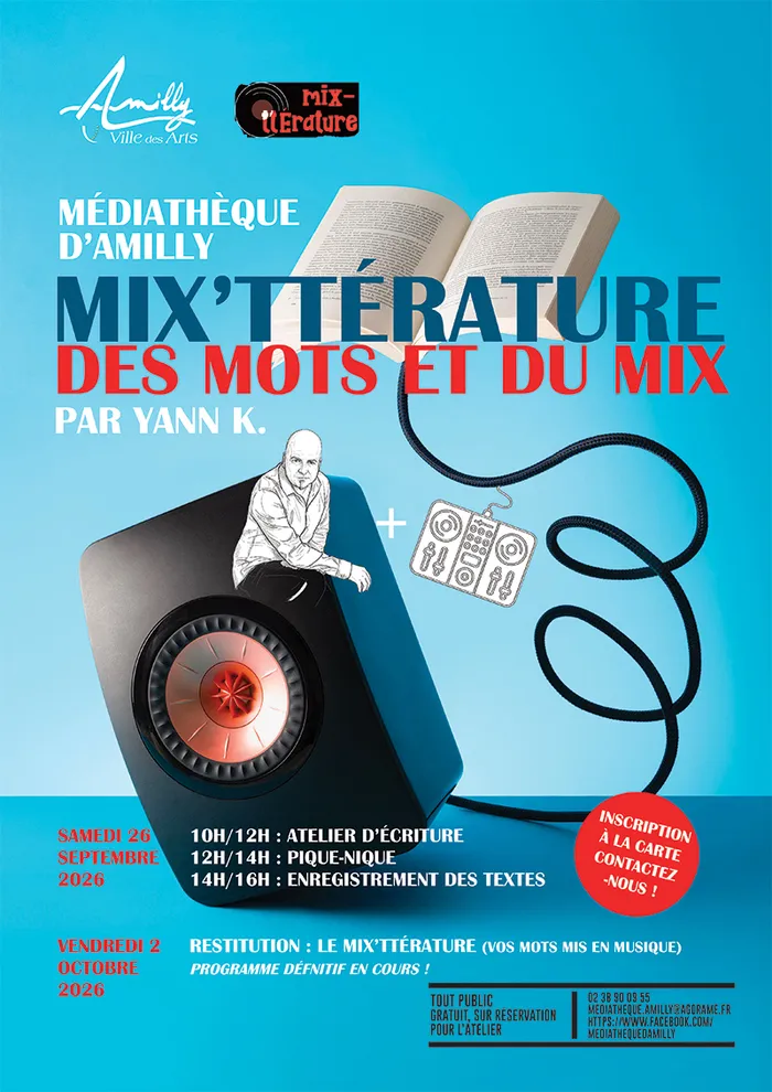 Visuel de l’événement « Mix’Terrature à la médiathèque »