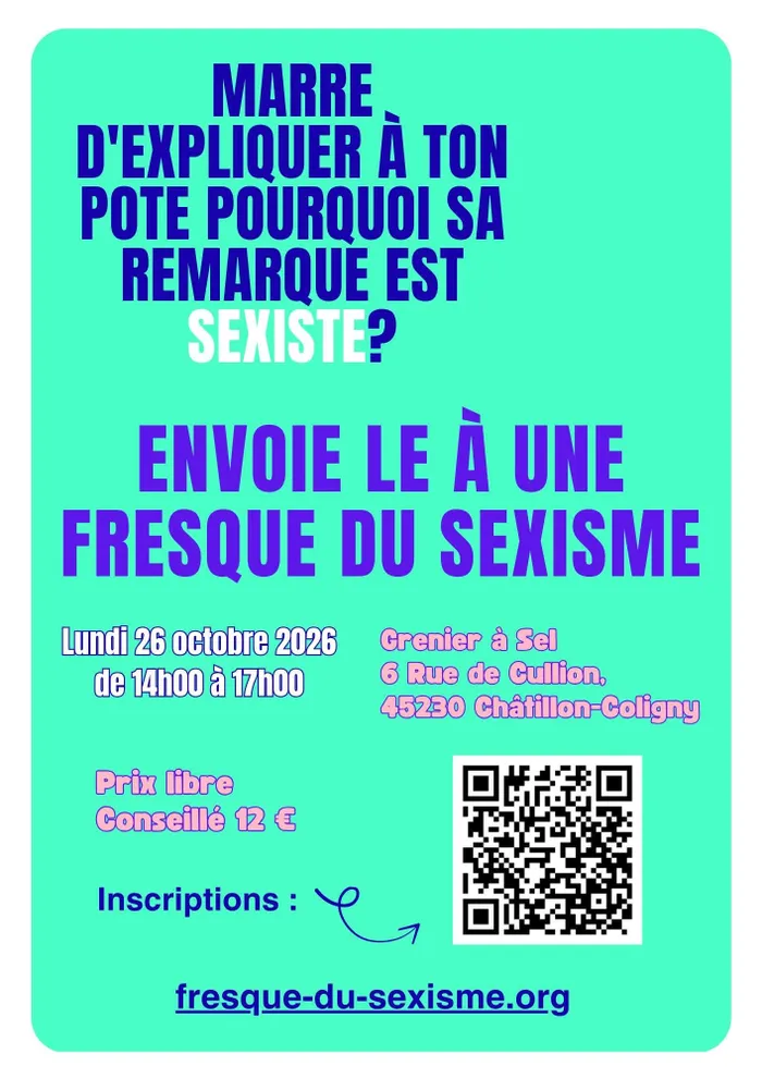 Visuel de l’événement « Fresque du sexisme »