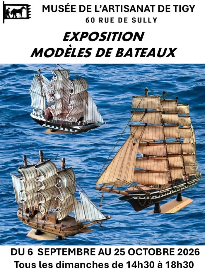 Visuel de l’événement « Exposition : MODÈLES DE BATEAUX »