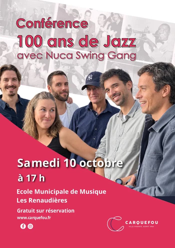Visuel de l’événement « Concert-conférence 100 ans de jazz »