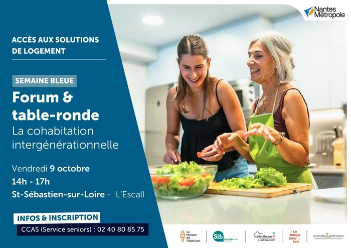 Visuel de l’événement « [Semaine bleue] Forum & table ronde : la cohabitation intergénérationnelle »