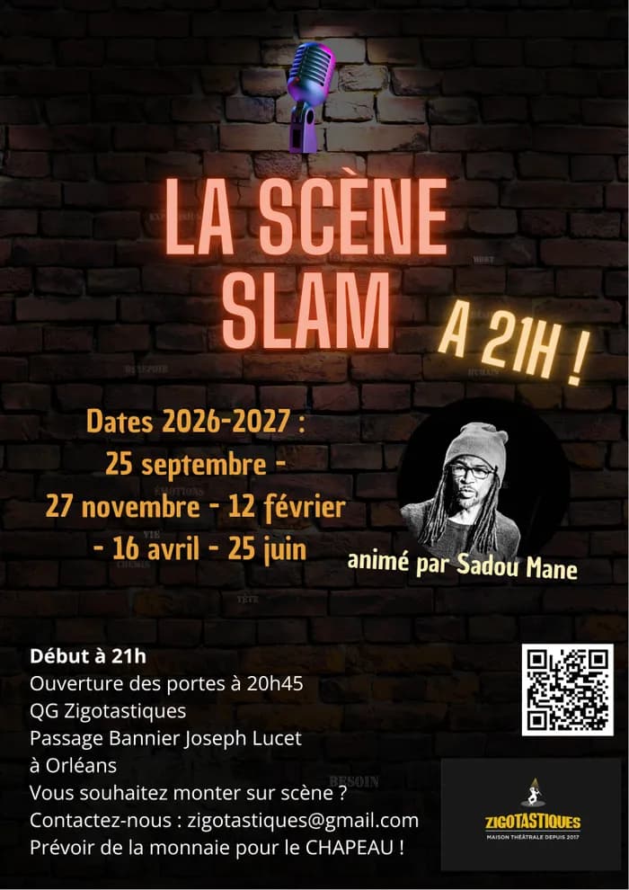 Visuel de l’événement « La scène slam »