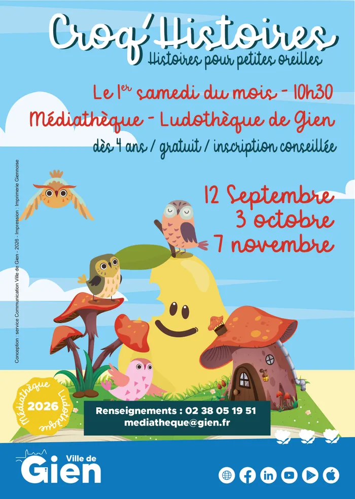 Visuel de l’événement « Croq’Histoires »