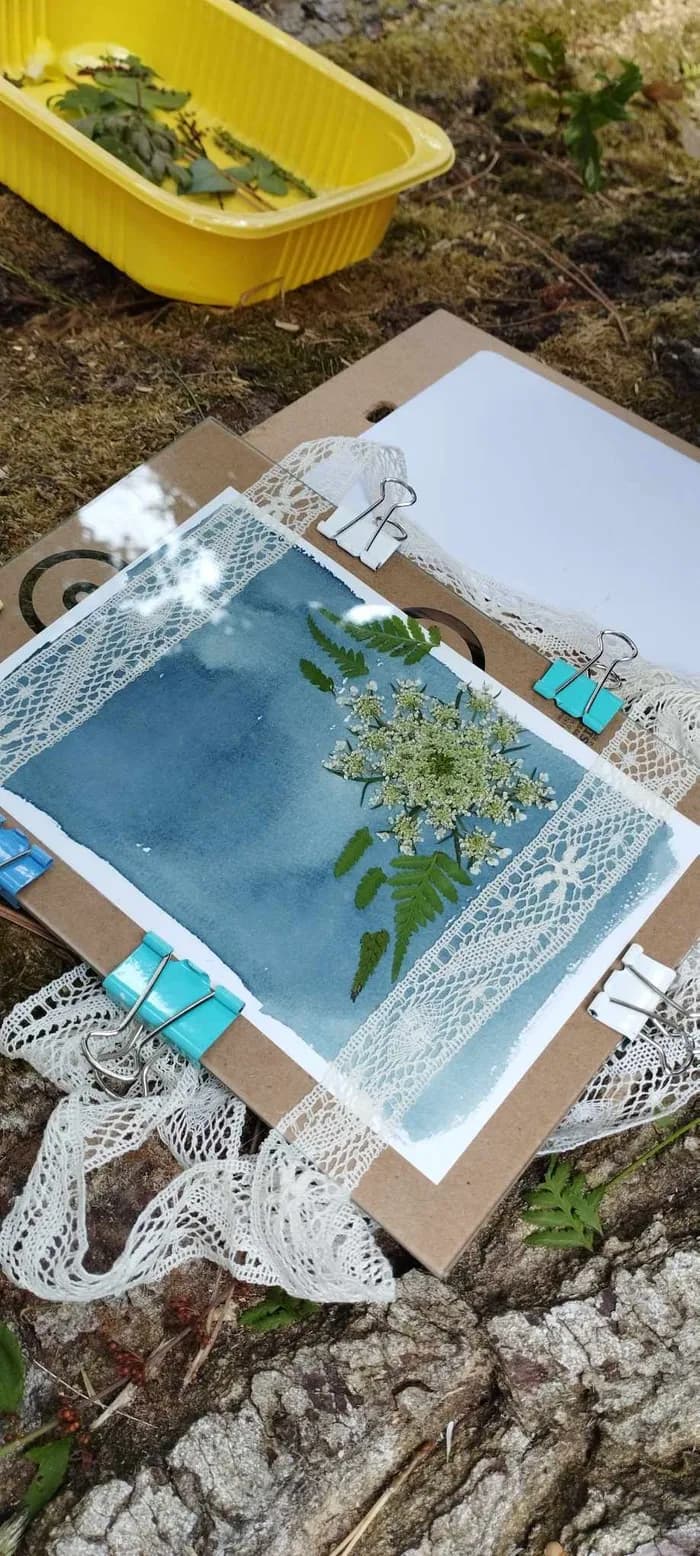 Visuel de l’événement « Sortie végétale et créative : initiation au cyanotype »
