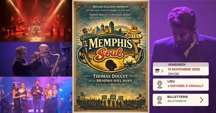 Visuel de l’événement « MEMPHIS SOUL, Thomas Doucet »