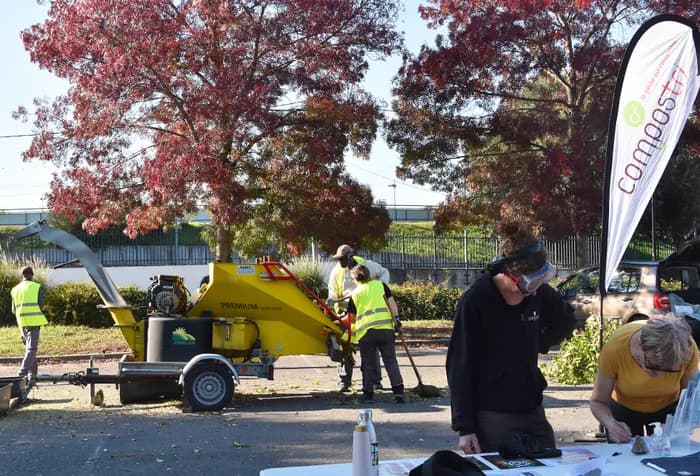 Visuel de l’événement « Stand de broyage des végétaux au Pellerin »