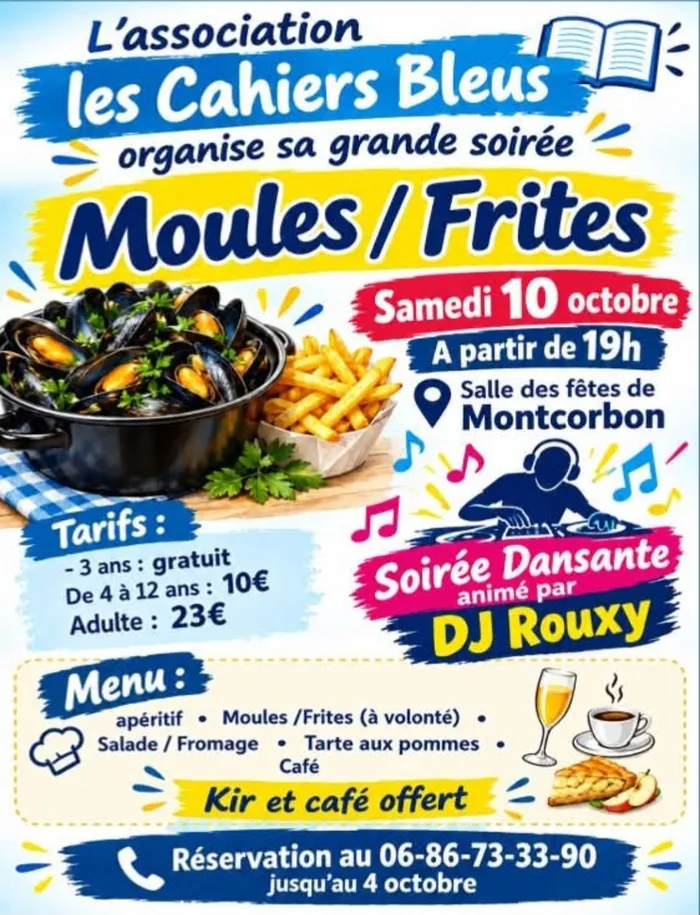 Visuel de l’événement « Soirée Moules-frites »
