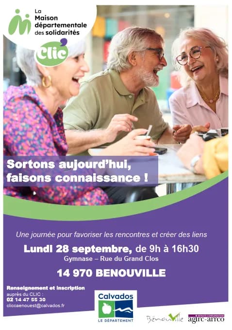 Visuel de l’événement « Sortons aujourd'hui, faisons connaissance! »