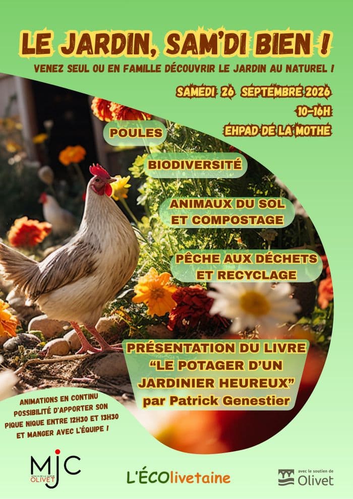 Visuel de l’événement « Le jardin, SAM'DI BIEN ! »
