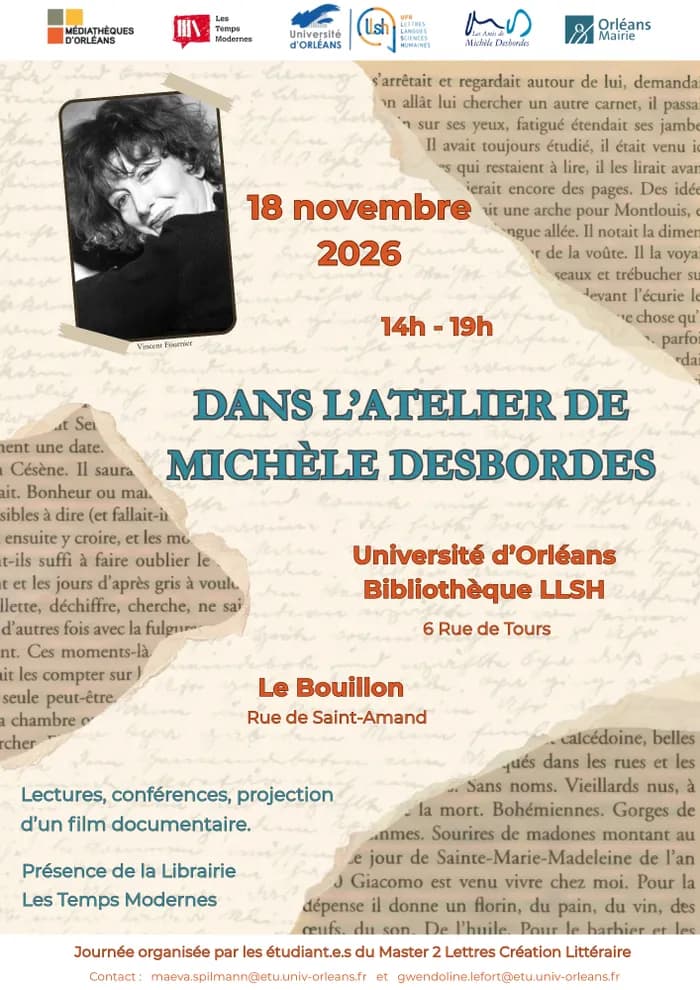 Visuel de l’événement « Dans l'atelier de Michèle Desbordes »