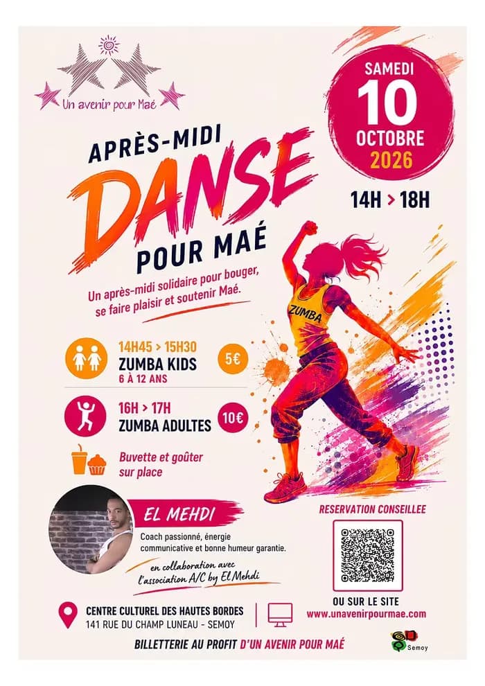 Visuel de l’événement « Danse pour Maé »