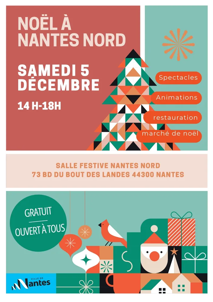 Visuel de l’événement « Noël à Nantes Nord »