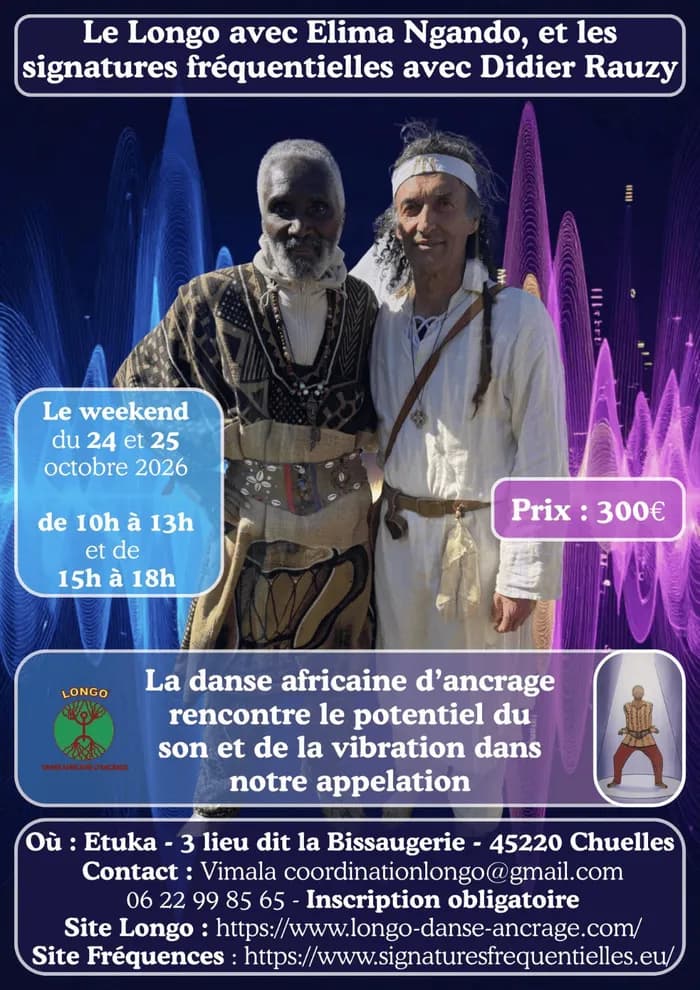 Visuel de l’événement « Stage : Le longo avec Elima Ngando »