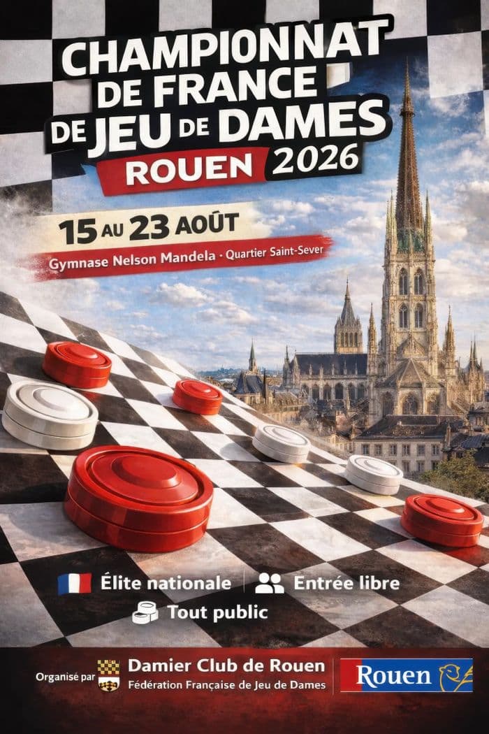Visuel de l’événement « Championnat de France de jeu de dames »