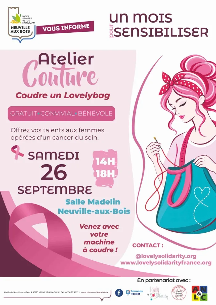 Visuel de l’événement « Journée Couture - Octobre Rose »