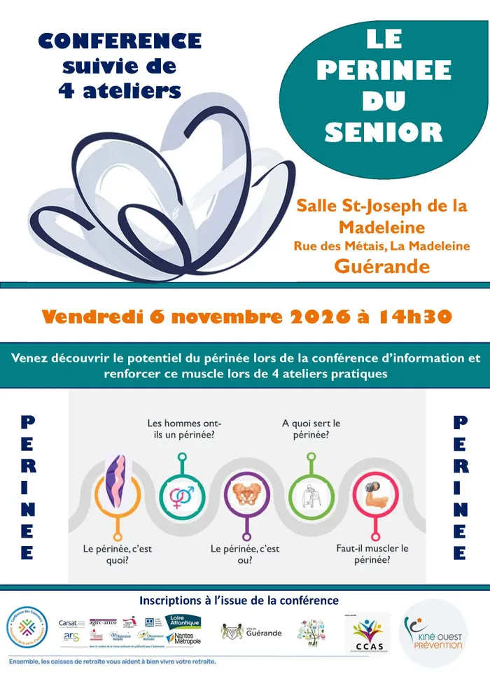 Visuel de l’événement « Conférence "Le périnée du senior" »