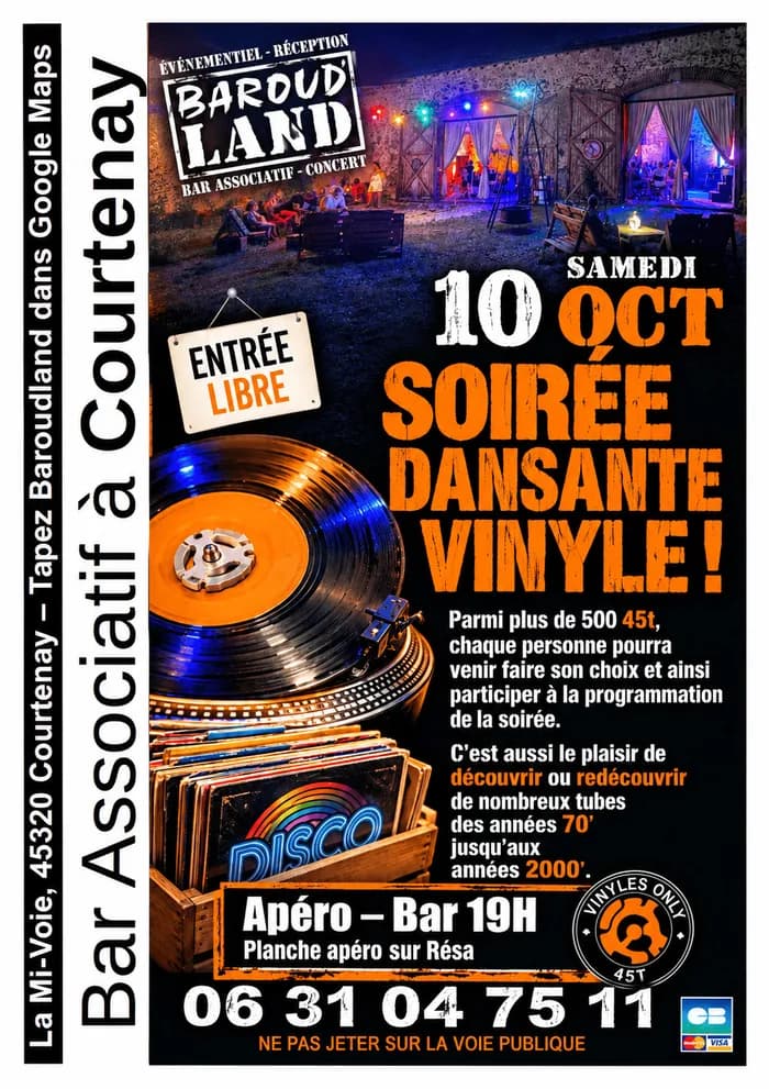 Visuel de l’événement « Soirée Vinyle »