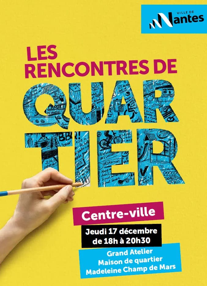 Visuel de l’événement « Les rencontres de quartier Centre-ville »