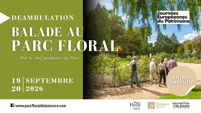 Visuel de l’événement « Balade guidée au Parc Floral »