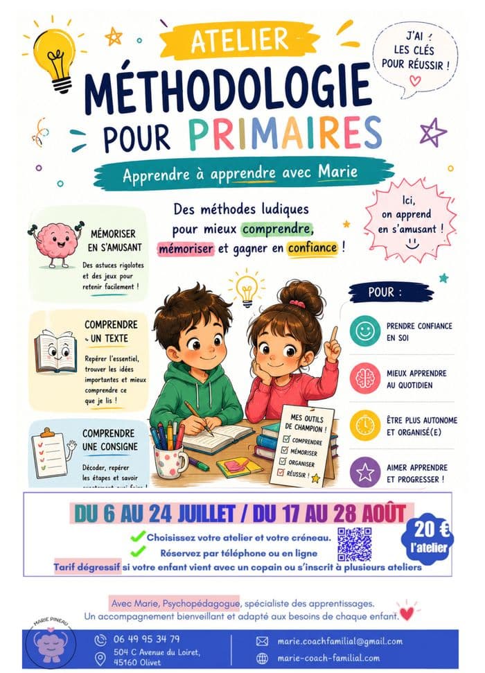 Visuel de l’événement « Les ateliers de l'été à Olivet - méthodologie pour les primaires »