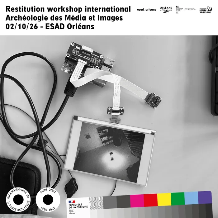 Visuel de l’événement « Workshop international - Archéologie des média et images »
