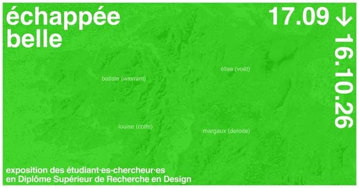 Visuel de l’événement « échappée belle »