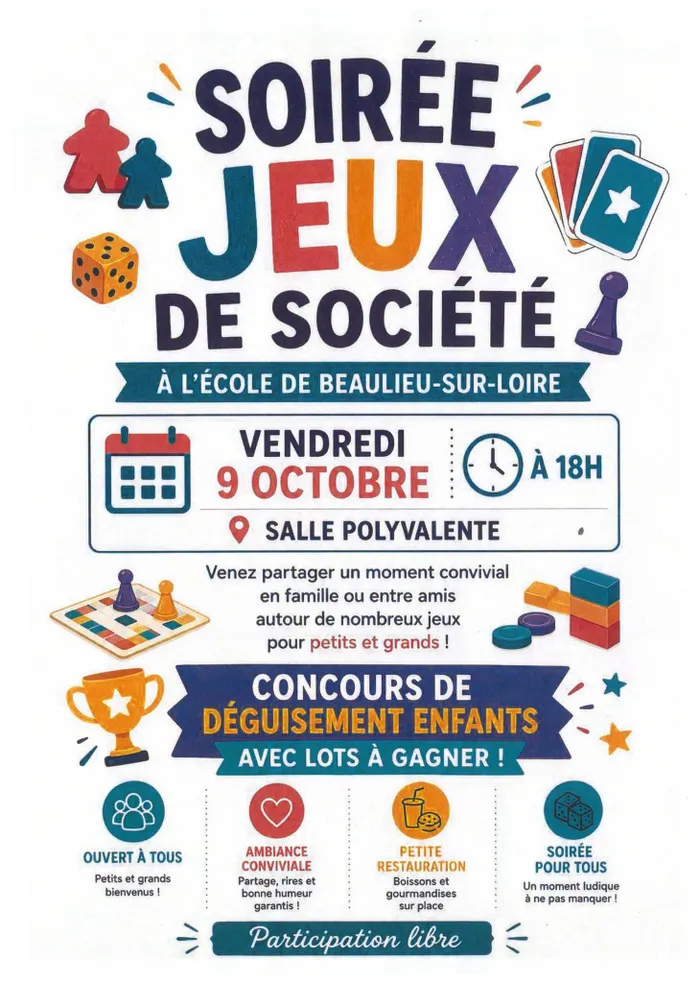 Visuel de l’événement « Soirée jeux de société »