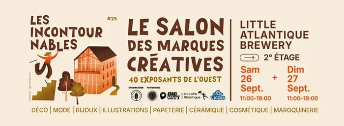 Visuel de l’événement « Les Incontournables 2026, le salon des marques créatives de l'Ouest »
