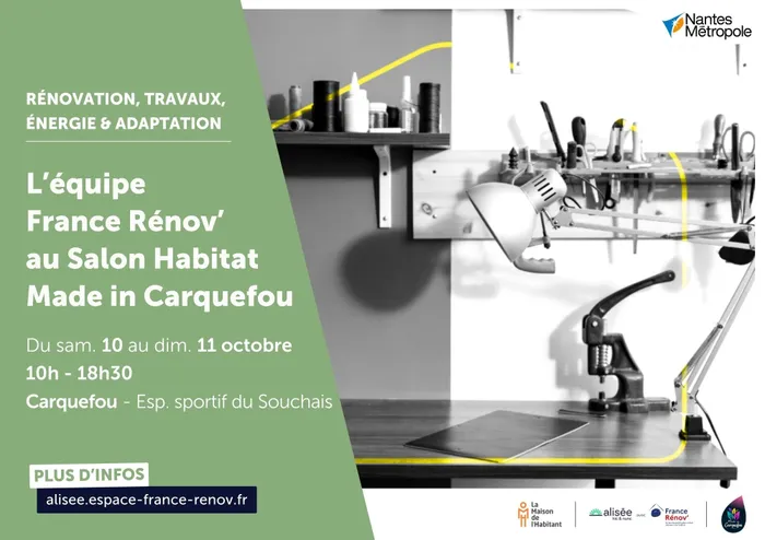 Visuel de l’événement « L’équipe France Rénov’ au salon Habitat Made in Carquefou »