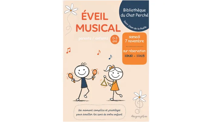 Visuel de l’événement « Atelier musical pour petits »