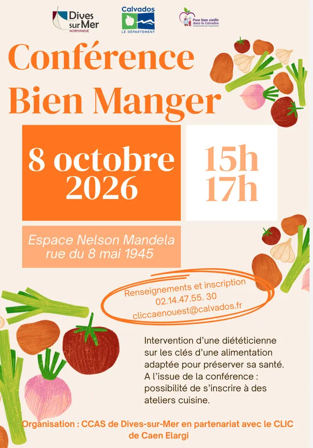 Visuel de l’événement « Conférence Bien Manger »
