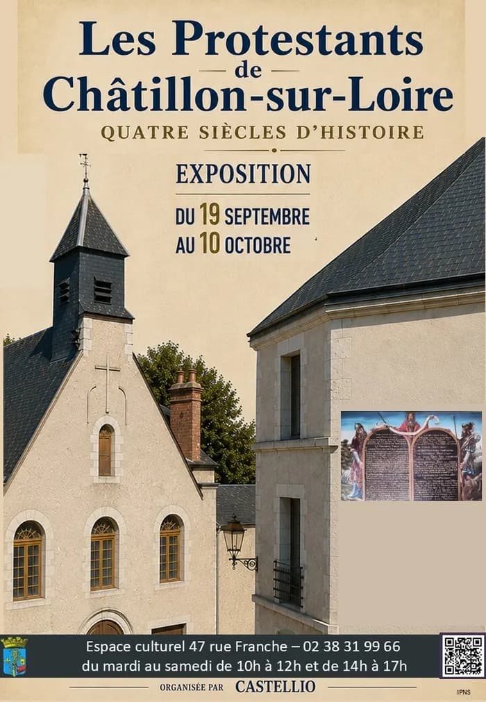Visuel de l’événement « Exposition "Les protestants de Châtillon-sur-Loire : 4 siècles d'histoire" »