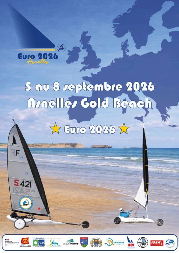 Visuel de l’événement « Championnat d'Europe - Euro 2026 de char à voile »