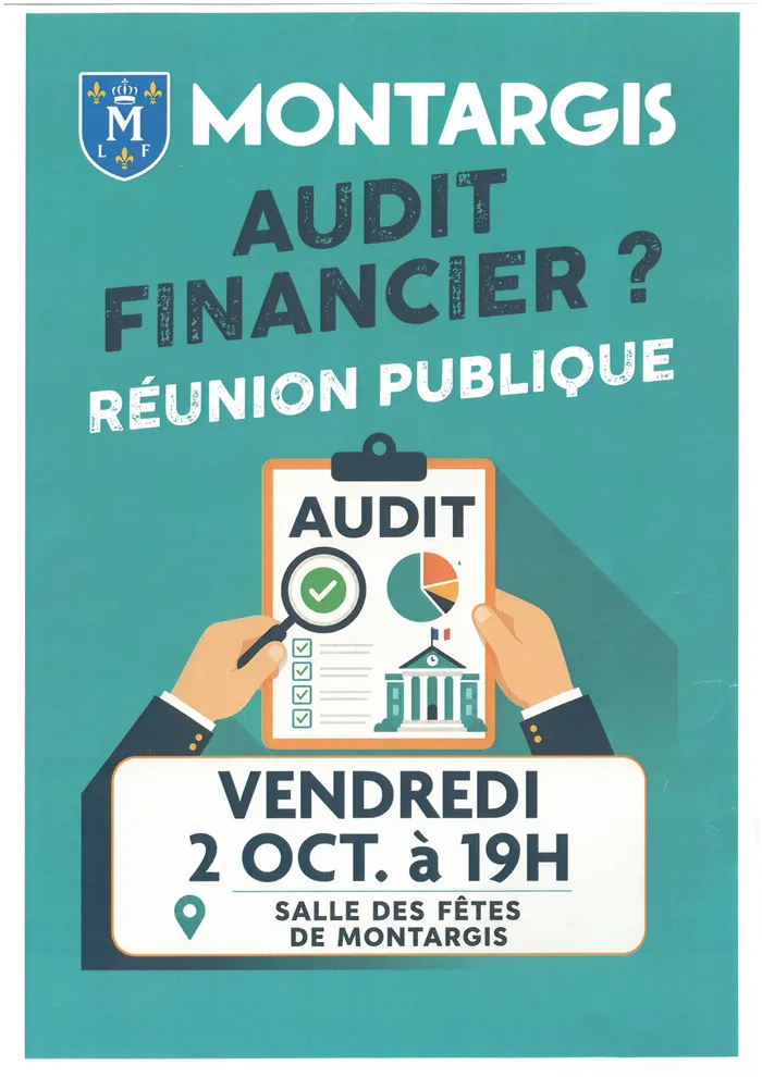 Visuel de l’événement « Audit financier ? Réunion publique »