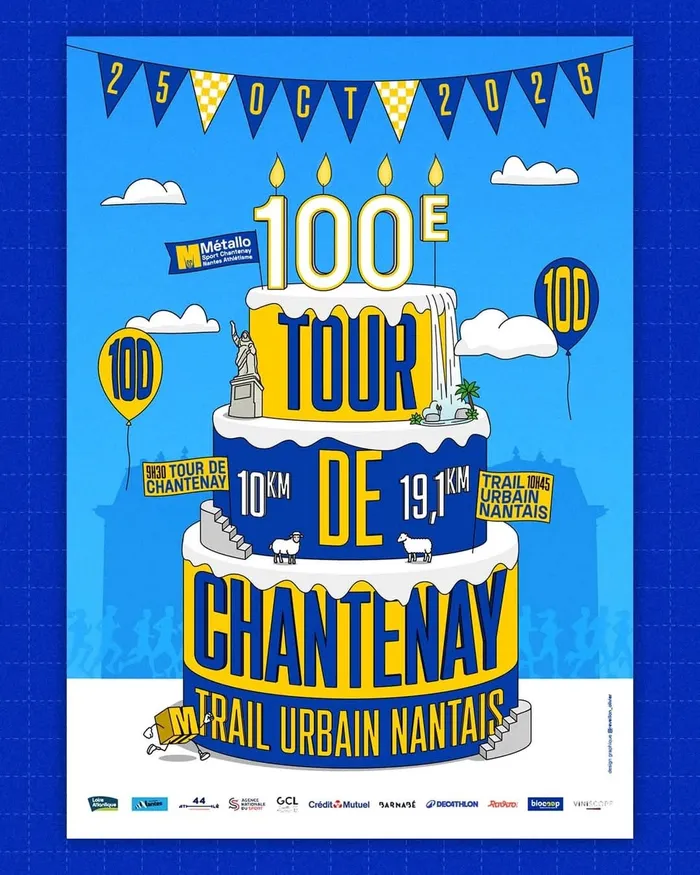 Visuel de l’événement « Trail Urbain Nantais - 100e Tour de Chantenay »
